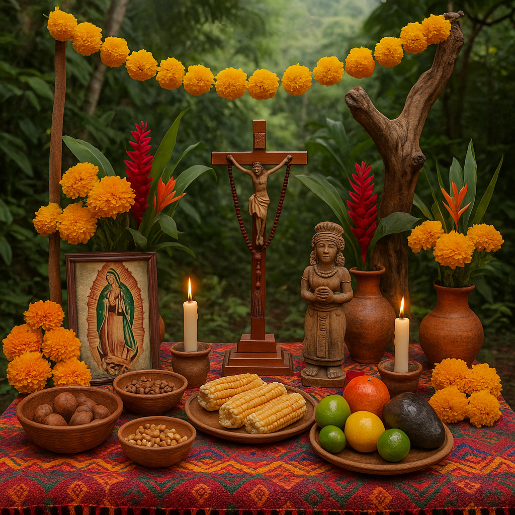 Altar ancestral de Catemaco